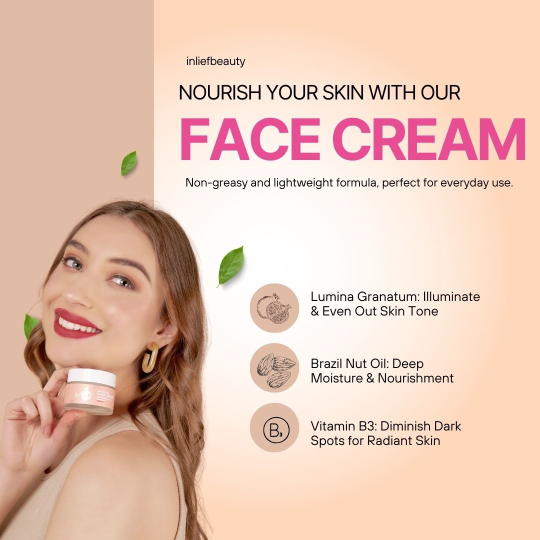 In'Lief Face Cream + Face Wash + Face Serum Combo Pack