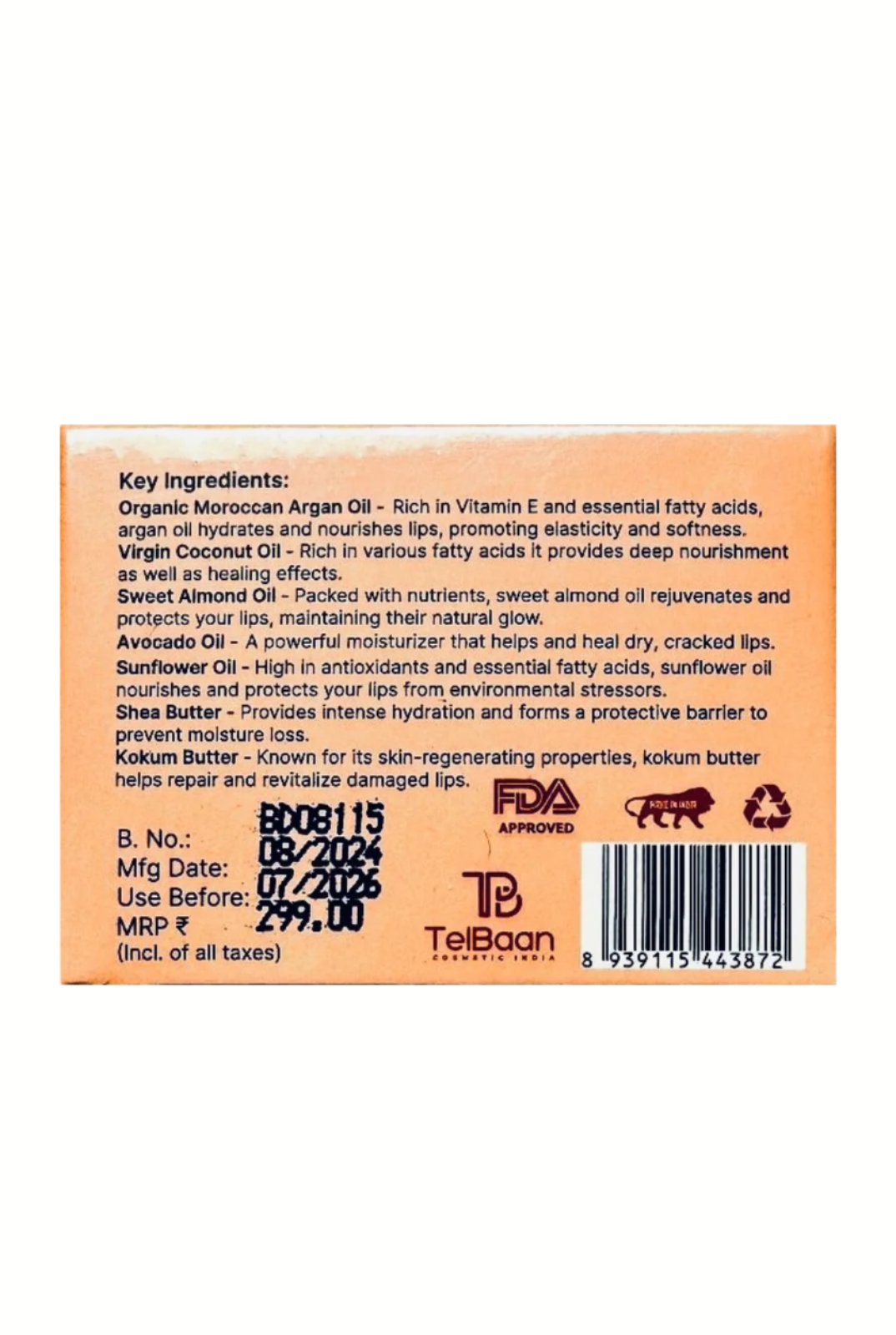 In'Lief's Lip Balm (15gm)