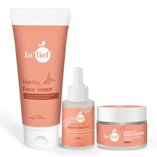 In'Lief  Face Cream + Face Wash  + Face Serum  Combo Pack