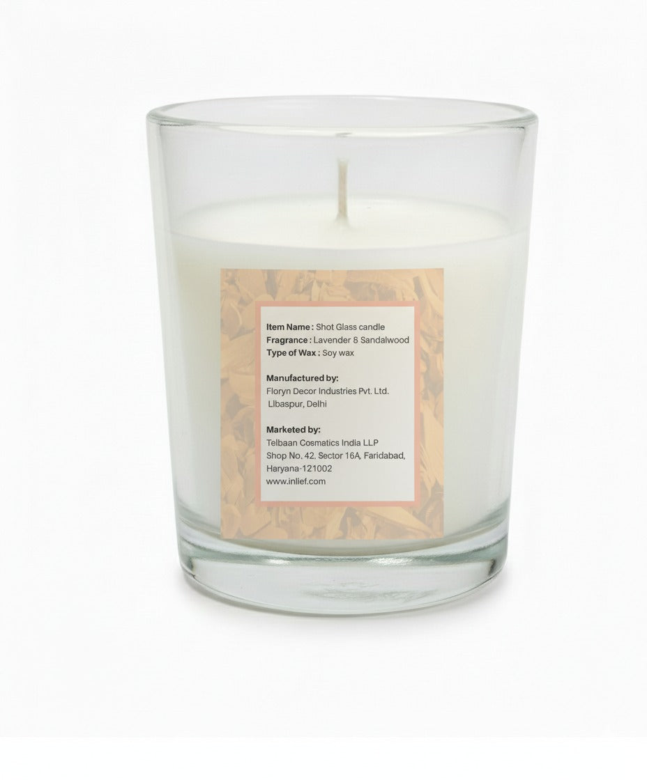 In'lief Shot Glass Candle | Sweet Dreams | 50gms