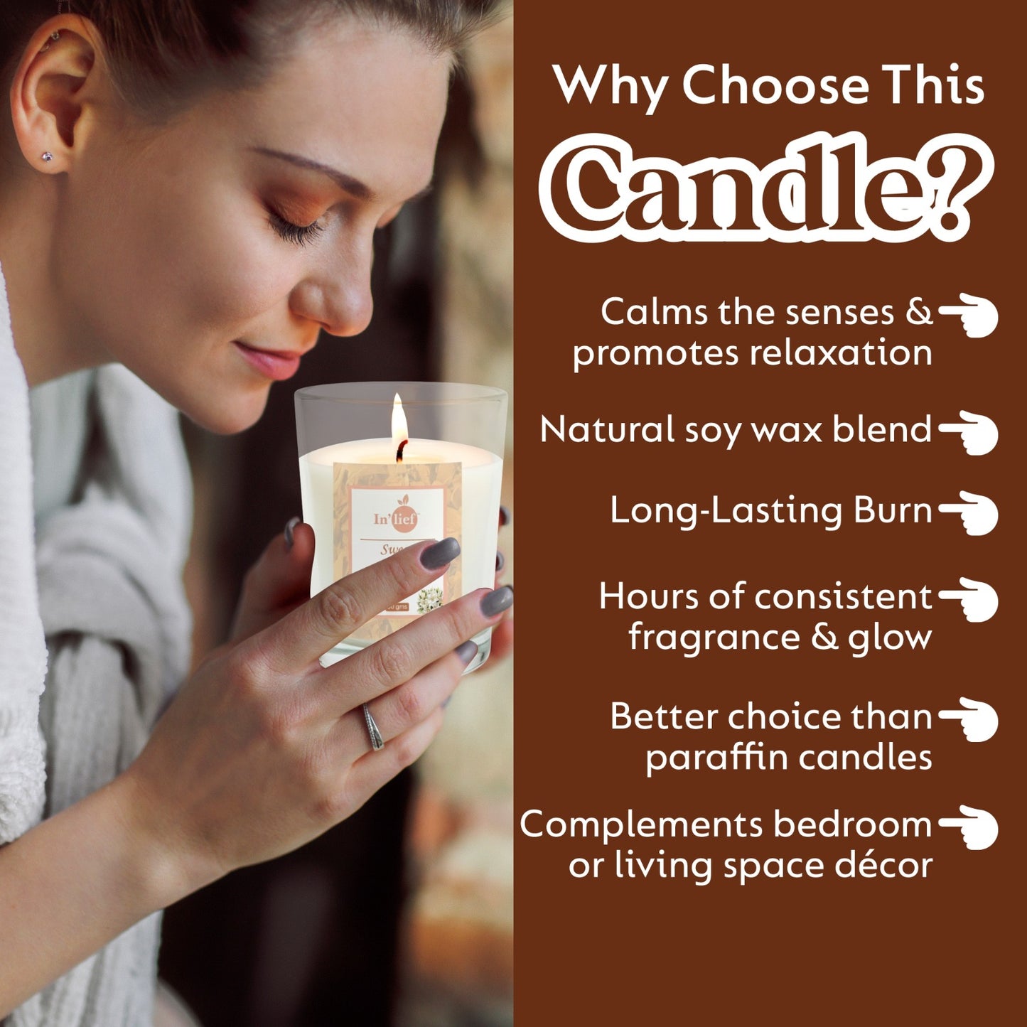In'lief Shot Glass Candle | Sweet Dreams | 50gms