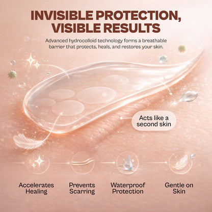 Acne Pimple Patch – Hydrocolloid Spot Treatment | Invisible, Overnight Healing | 0.5% Salicylic + Hyaluronic Acid (36 Patches)